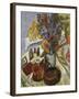 Still Life with Jug and African Bowl-Ernst Ludwig Kirchner-Framed Giclee Print