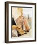 Still Life with Jug and Landscape-Giacinto Gigante-Framed Giclee Print