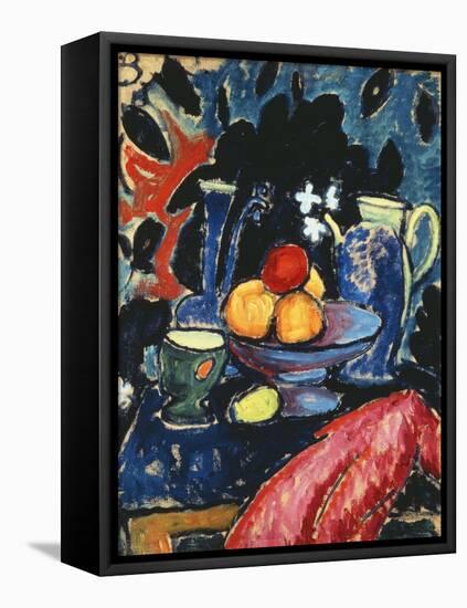 Still Life with Jug; Stilleben Mit Kanne, C.1913-Alexej Von Jawlensky-Framed Stretched Canvas