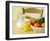 Still Life with Juice, Fruit, Milk and Cornflakes-Kai Schwabe-Framed Photographic Print