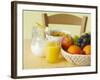 Still Life with Juice, Fruit, Milk and Cornflakes-Kai Schwabe-Framed Photographic Print