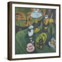 Still Life with Lamp-Ernst Ludwig Kirchner-Framed Giclee Print