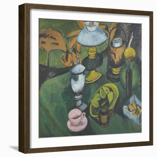 Still Life with Lamp-Ernst Ludwig Kirchner-Framed Giclee Print