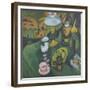 Still Life with Lamp-Ernst Ludwig Kirchner-Framed Giclee Print