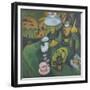 Still Life with Lamp-Ernst Ludwig Kirchner-Framed Giclee Print