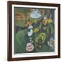 Still Life with Lamp-Ernst Ludwig Kirchner-Framed Giclee Print