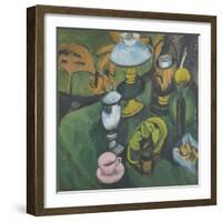 Still Life with Lamp-Ernst Ludwig Kirchner-Framed Giclee Print