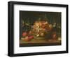 Still Life with Lemon, Orange and Pomegranate-null-Framed Giclee Print