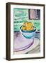 Still Life with Lemons, 2020 (w/c on paper)-Richard Fox-Framed Giclee Print