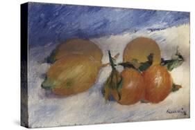 Still Life with Lemons and Oranges, 1881-Edgar Degas-Stretched Canvas