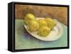 Still Life with Lemons on a Plate, 1887-Vincent van Gogh-Framed Stretched Canvas