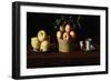 Still Life with Lemons, Oranges and a Rose, 1633-Francisco de Zurbaran-Framed Premium Giclee Print