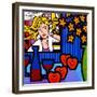 Still Life with Lichtenstein 2-John Nolan-Framed Giclee Print