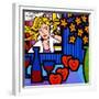 Still Life with Lichtenstein 2-John Nolan-Framed Giclee Print