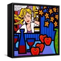 Still Life with Lichtenstein 2-John Nolan-Framed Stretched Canvas