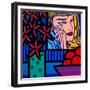 Still Life with Lichtenstein Crying Girl-John Nolan-Framed Giclee Print