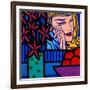 Still Life with Lichtenstein Crying Girl-John Nolan-Framed Giclee Print