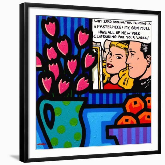 Still Life with Lichtenstein-John Nolan-Framed Giclee Print