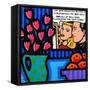 Still Life with Lichtenstein-John Nolan-Framed Stretched Canvas