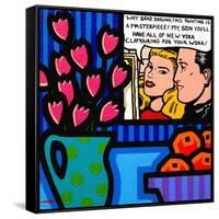 Still Life with Lichtenstein-John Nolan-Framed Stretched Canvas