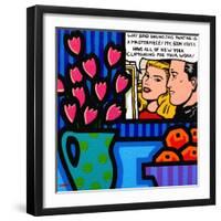 Still Life with Lichtenstein-John Nolan-Framed Giclee Print