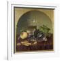 Still Life with Lidded Goblet, Fruit and Biscuit, 1836-Johann Wilhelm Preyer-Framed Giclee Print