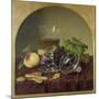 Still Life with Lidded Goblet, Fruit and Biscuit, 1836-Johann Wilhelm Preyer-Mounted Giclee Print