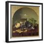 Still Life with Lidded Goblet, Fruit and Biscuit, 1836-Johann Wilhelm Preyer-Framed Giclee Print