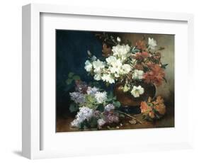 Still Life with Lilac-Eugene Henri Cauchois-Framed Giclee Print