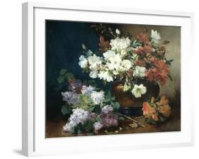 Still Life with Lilac-Eugene Henri Cauchois-Framed Giclee Print