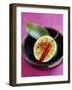 Still Life with Lime, Chili, Saffron and Kaffir Lime Leaf-Jean Cazals-Framed Photographic Print