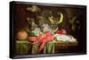 Still Life with Lobster, Oysters and Fruit-Alexander Coosemans-Stretched Canvas