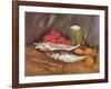 Still Life with Mackerel, 1886-Vincent van Gogh-Framed Giclee Print