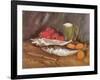 Still Life with Mackerel, 1886-Vincent van Gogh-Framed Giclee Print