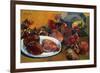 Still Life with Mangoes-Paul Gauguin-Framed Giclee Print