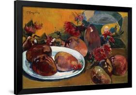 Still Life with Mangoes-Paul Gauguin-Framed Giclee Print