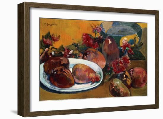 Still Life with Mangoes-Paul Gauguin-Framed Giclee Print