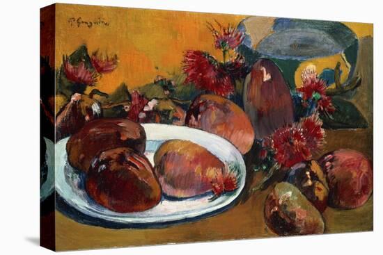 Still Life with Mangoes-Paul Gauguin-Stretched Canvas