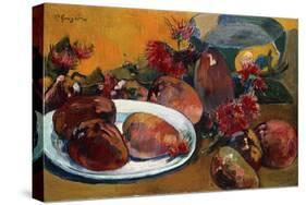 Still Life with Mangoes-Paul Gauguin-Stretched Canvas