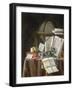 Still Life with Manuscripts, Candle, Globe and Silver Inkwell-Edwaert Colyer-Framed Giclee Print