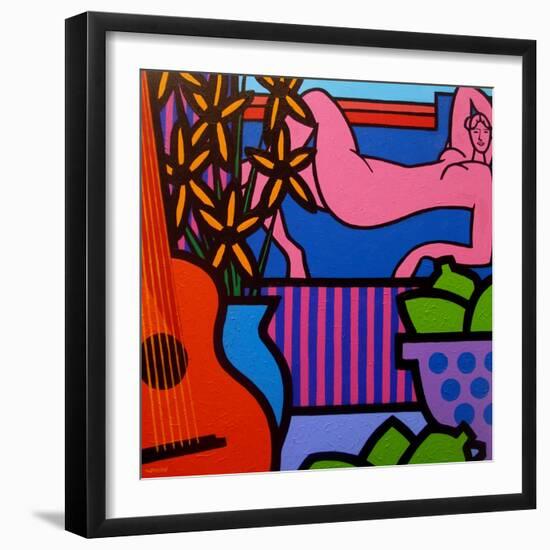 Still Life with Matisse 1-John Nolan-Framed Giclee Print