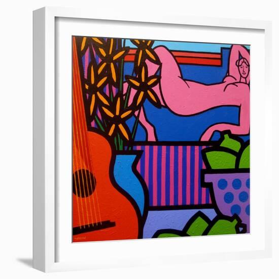 Still Life with Matisse 1-John Nolan-Framed Giclee Print