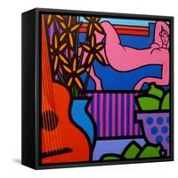 Still Life with Matisse 1-John Nolan-Framed Stretched Canvas