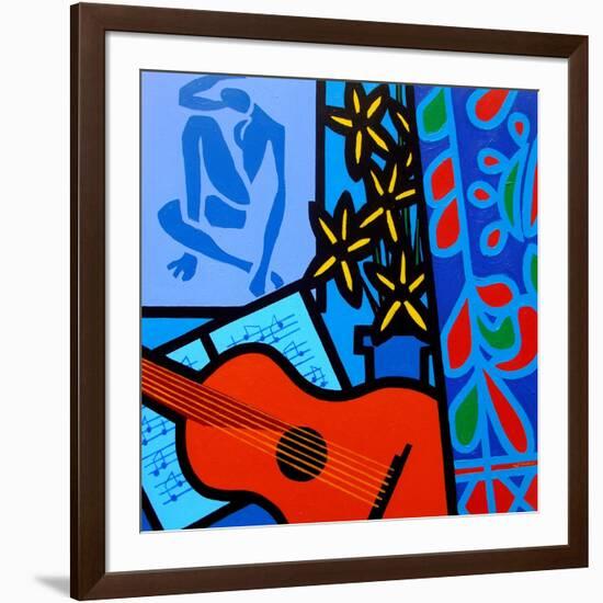 Still Life with Matisse 2-John Nolan-Framed Giclee Print