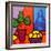 Still Life with Matisse and Mona Lisa-John Nolan-Framed Giclee Print