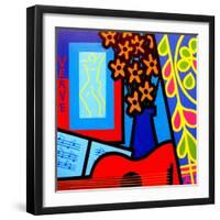 Still Life with Matisses Verve-John Nolan-Framed Premium Giclee Print