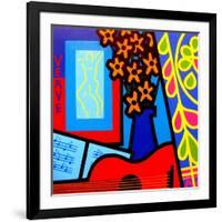 Still Life with Matisses Verve-John Nolan-Framed Giclee Print