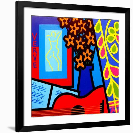 Still Life with Matisses Verve-John Nolan-Framed Giclee Print