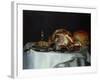 Still Life with Meat and Bread (Pair of 78161)-George, of Chichester Smith-Framed Giclee Print