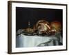 Still Life with Meat and Bread (Pair of 78161)-George, of Chichester Smith-Framed Giclee Print